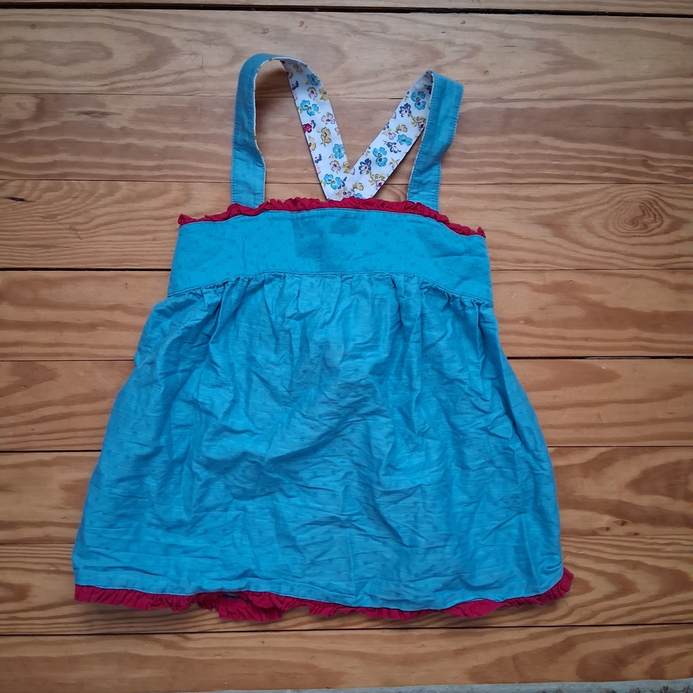 Matilda Jane Blue and Pink Kids Tank Top